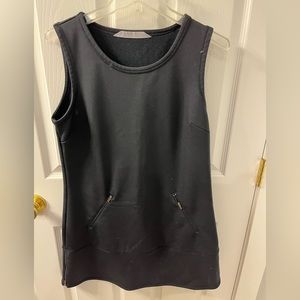 Black fleece dress by Athleta, size M